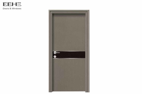 MDF PVC tráng cửa nội bộ, nội thất cửa gỗ composite hiệu ứng nội thất